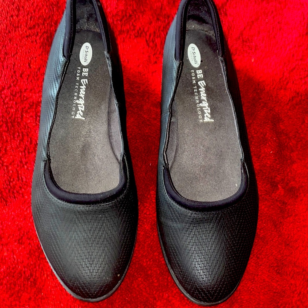 Dr. Scholl’s Foam Technology Size 10 Black Wedge Shoes! Very Comfortable!!